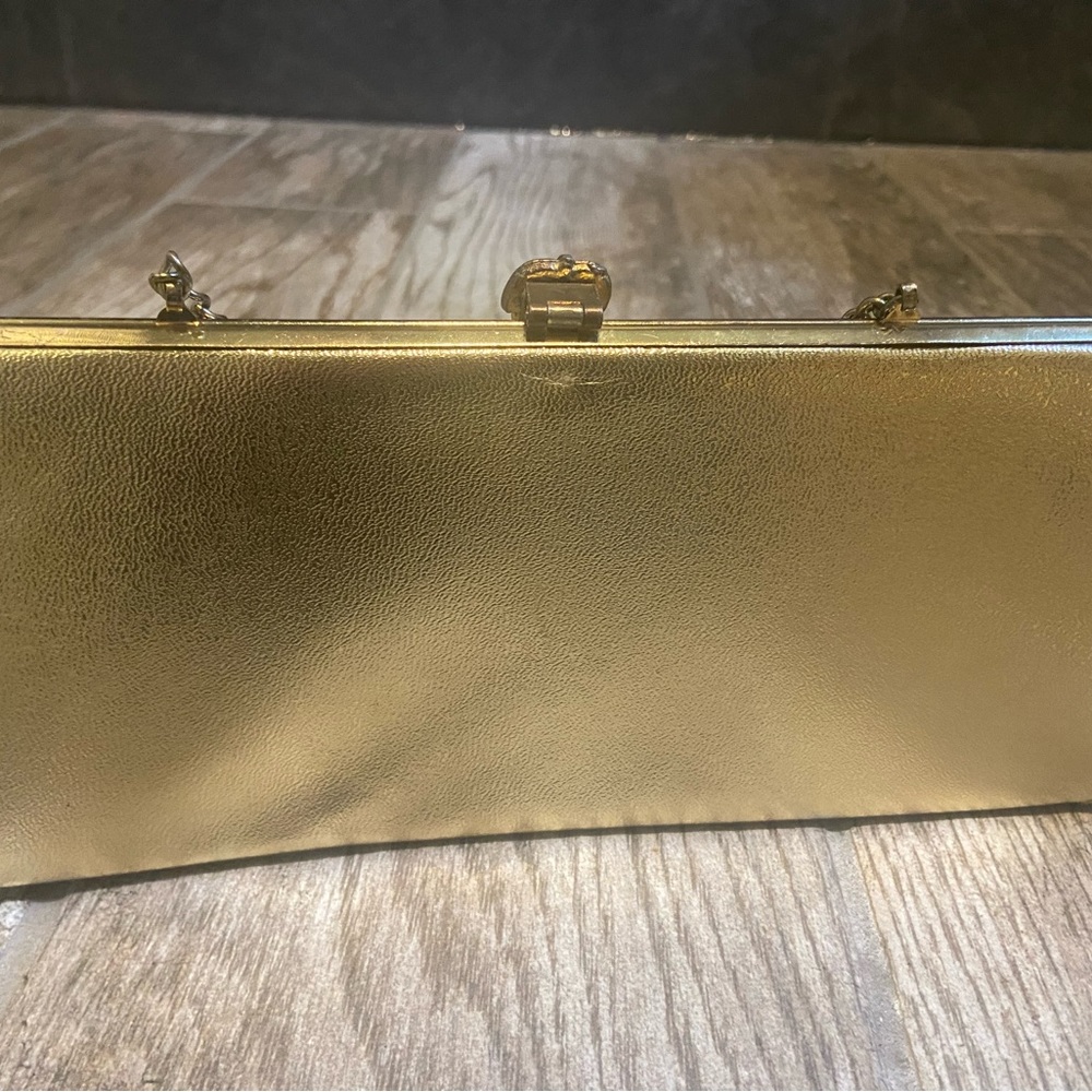 Vintage gold clutch